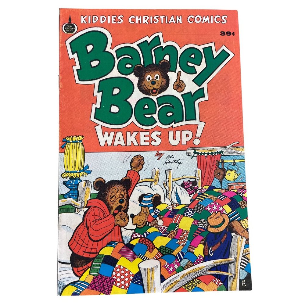 Spire Christian Comics Barney Bear Wakes Up Kiddies Christian Comic 1977 Vintage